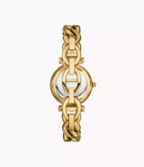 Reloj Fossil Carlie de dama correa de metal
