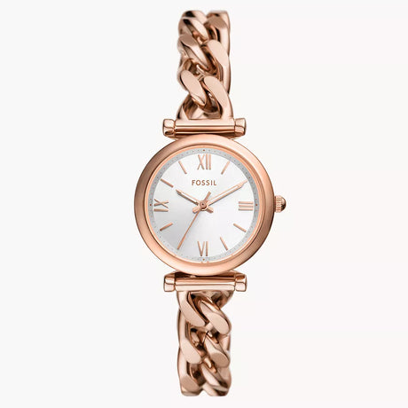 Reloj Fossil Carlie de dama correa de metal