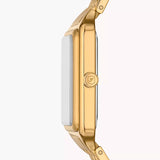 Reloj Fossil  para mujer pulsera de metal cuadrado