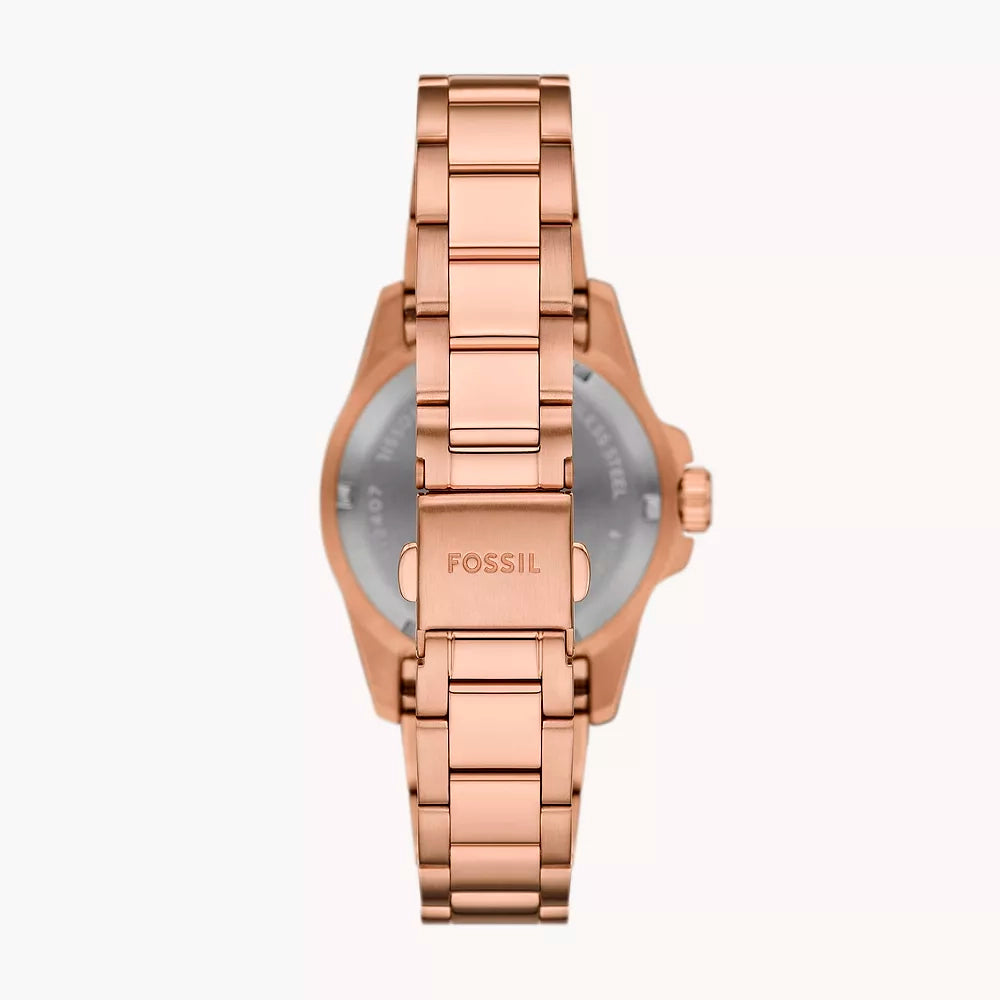 Reloj Fossil Blue Dive para mujer pulsera de metal