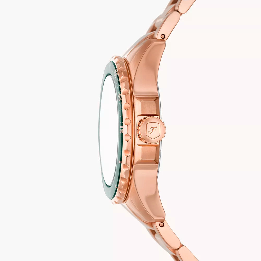 Reloj Fossil Blue Dive para mujer pulsera de metal