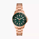 Reloj Fossil Blue Dive para mujer pulsera de metal