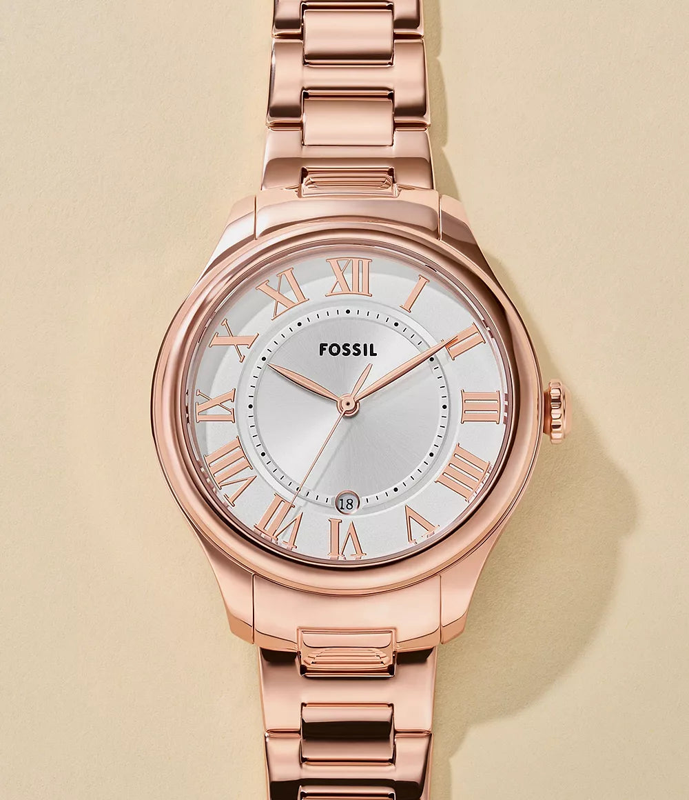 Reloj Fossil Gilmore de dama pulsera de metal 38mm