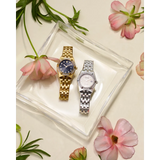 EW2712-55E Reloj Citizen Corso de dama pulsera de metal con diamantes incrustados 28 mm