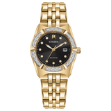 EW2712-55E Reloj Citizen Corso de dama pulsera de metal con diamantes incrustados 28 mm