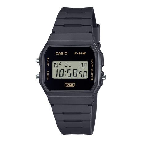 F-91WB Reloj Casio unisex pulsera de caucho