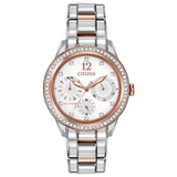 FD2016-51A Reloj Citizen Silhouette Crystal de dama pulsera de metal