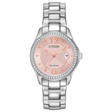FE1140-86X Reloj Citizen Silhouette Crystal de mujer pulsera de metal 30 mm