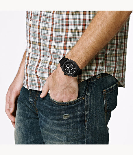 Reloj Fossil Machine de hombre pulsera de resina