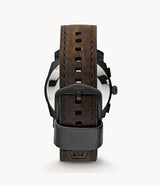 Reloj Fossil Machine de hombre pulsera de cuero 42 mm