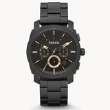 Reloj Fossil Machine de hombre correa de metal 42 mm