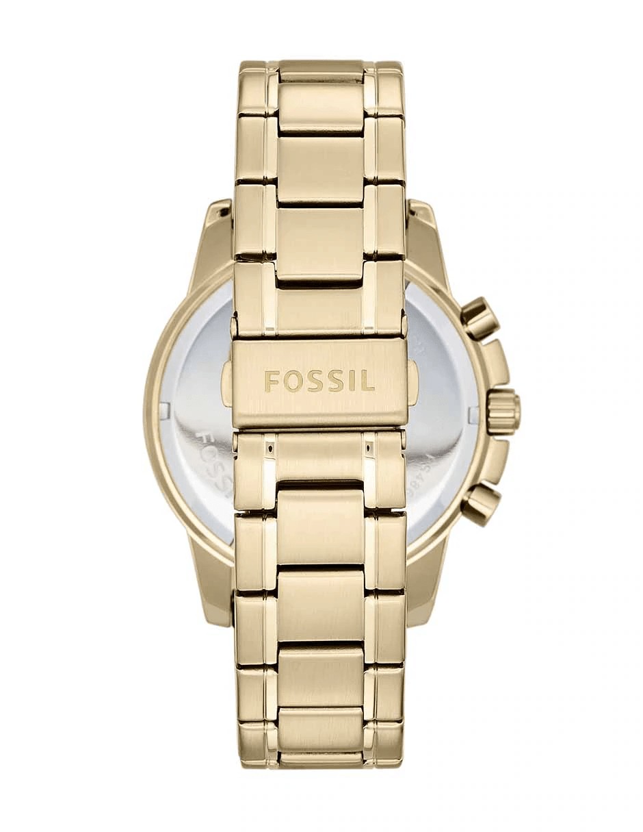 Reloj Fossil Dean de caballero correa de metal 45 mm