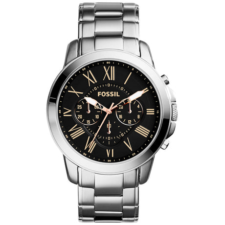 Reloj Fossil Grant de hombre banda de metal 43 mm