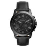 Reloj Fossil Grant de hombre banda de piel 44 mm