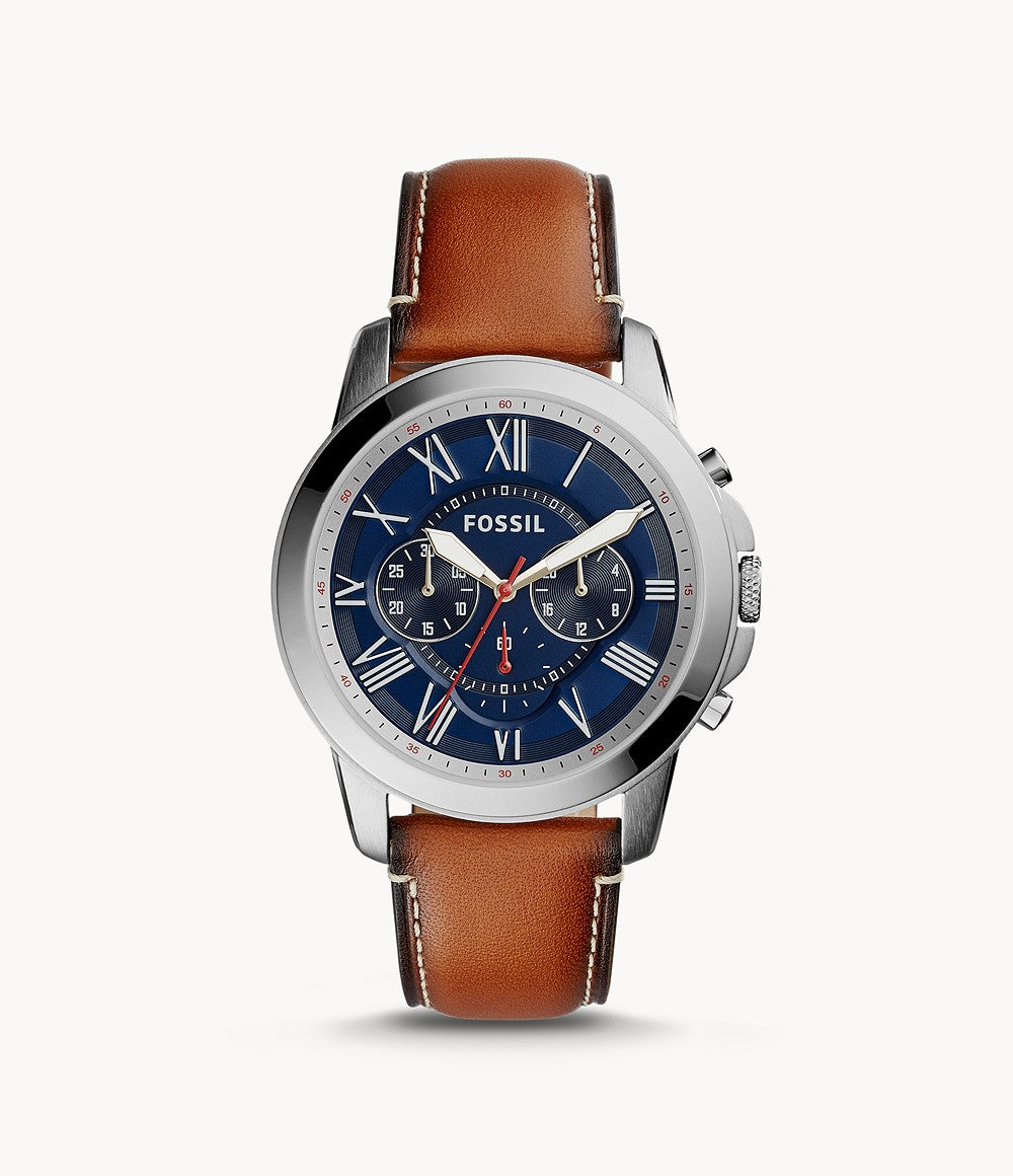 Fossil Neutra reloj Análogo para Caballero Correa de Cuero