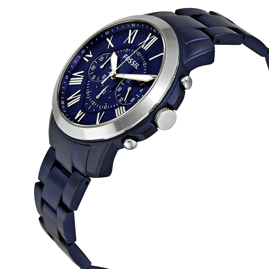 Reloj Fossil Grant de hombre banda de metal 43 mm