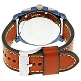 Reloj Fossil Machine de hombre pulsera de piel 46 mm