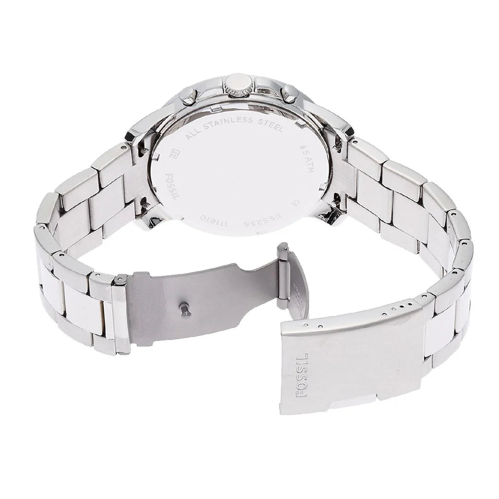 Reloj Fossil Grant de hombre banda de metal 43 mm