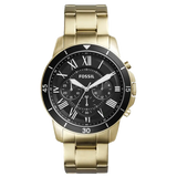 Reloj Fossil Grant de hombre banda de metal 43 mm