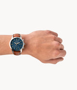 Reloj Fossil Townsman de hombre correa de cuero 44mm