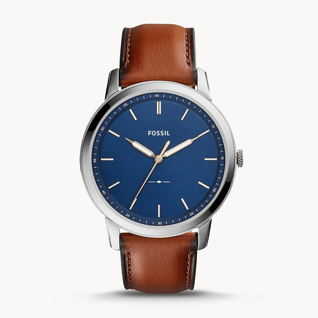 Fossil The Minimalist Reloj para Hombre Análogo Pulsera de Cuero