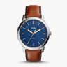 Fossil The Minimalist Reloj para Hombre Análogo Pulsera de Cuero