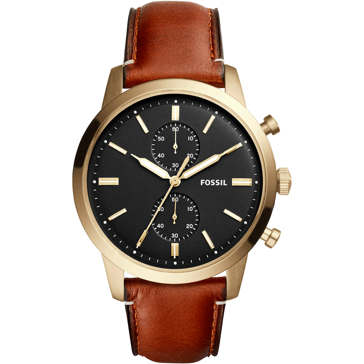 Reloj Fossil Townsman de hombre correa de cuero 44mm