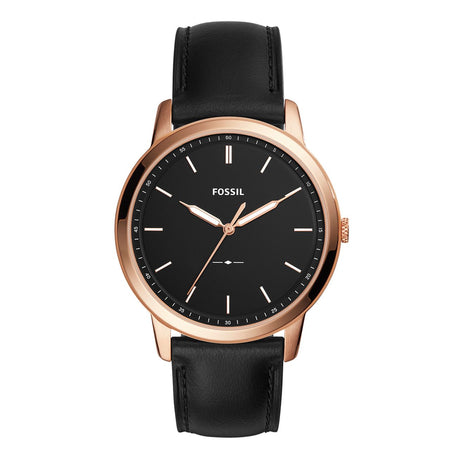 Fossil The Minimalist Reloj para Hombre Análogo Pulsera de Cuero