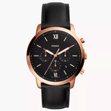 Fossil Neutra reloj Análogo para Caballero Correa de Cuero