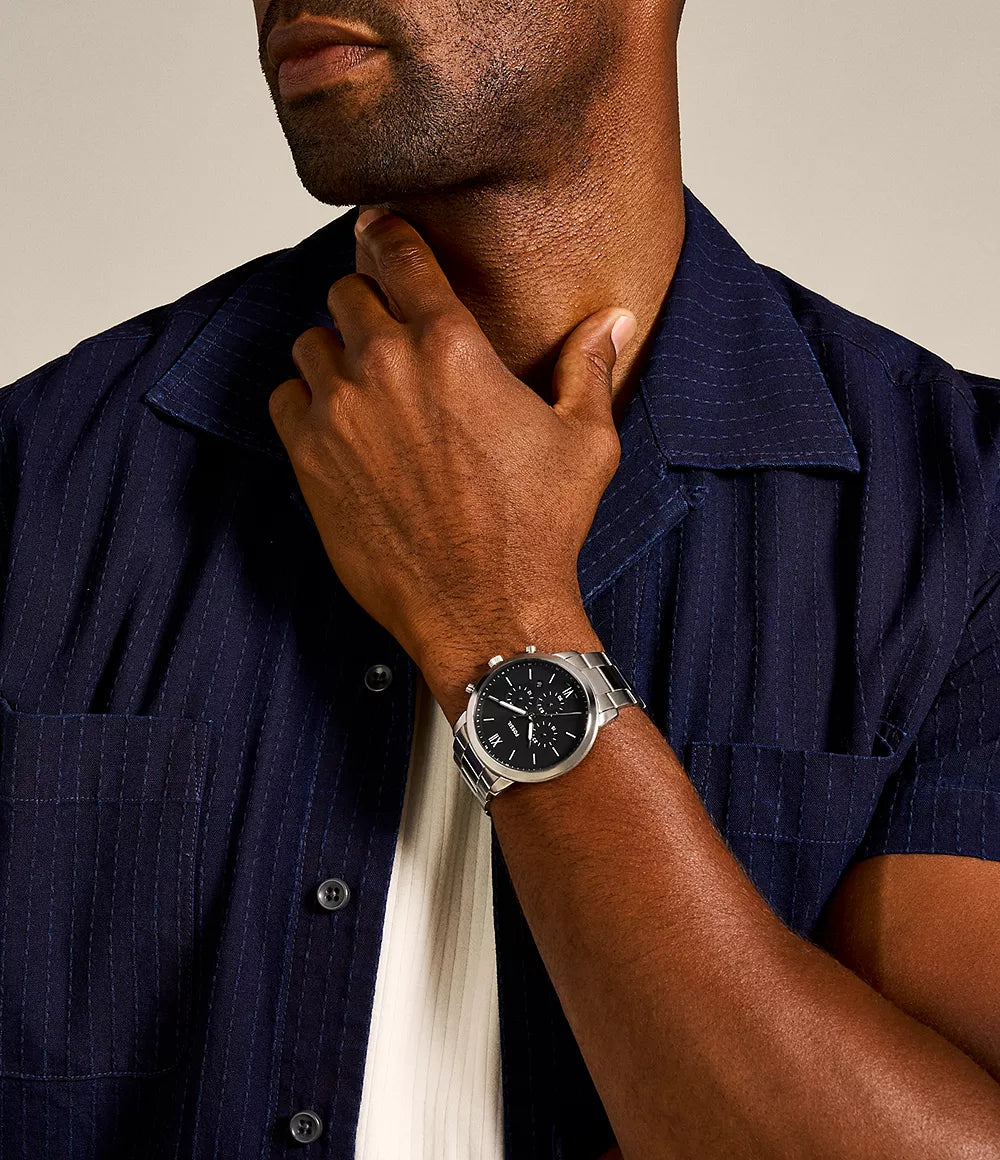 Reloj Fossil Neutra para caballero pulsera de metal 44mm