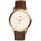 Fossil The Minimalist Reloj para Hombre Análogo Pulsera de Cuero