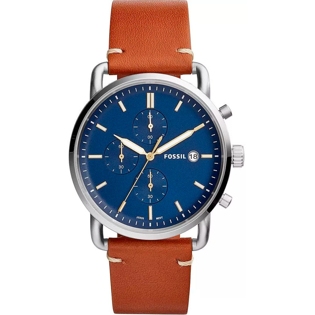 Fossil The Commuter Reloj Análogo de Cuero para Hombre