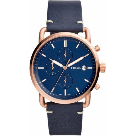 Fossil The Commuter Reloj Análogo de Cuero para Hombre