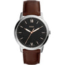 Fossil The Minimalist Reloj para Hombre Análogo Pulsera de Cuero