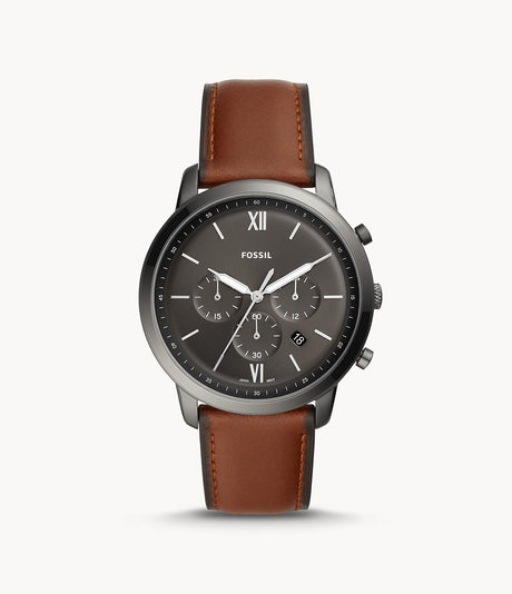 Fossil Neutra reloj Análogo para Caballero Correa de Cuero