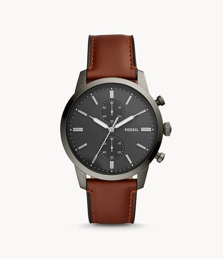 Reloj Fossil Townsman de hombre correa de cuero 44mm
