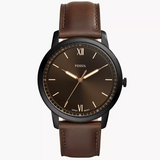 Fossil The Minimalist Reloj para Hombre Análogo Pulsera de Cuero