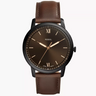 Fossil The Minimalist Reloj para Hombre Análogo Pulsera de Cuero