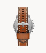 Reloj Fossil Bowman de caballero banda de cuero 46 mm