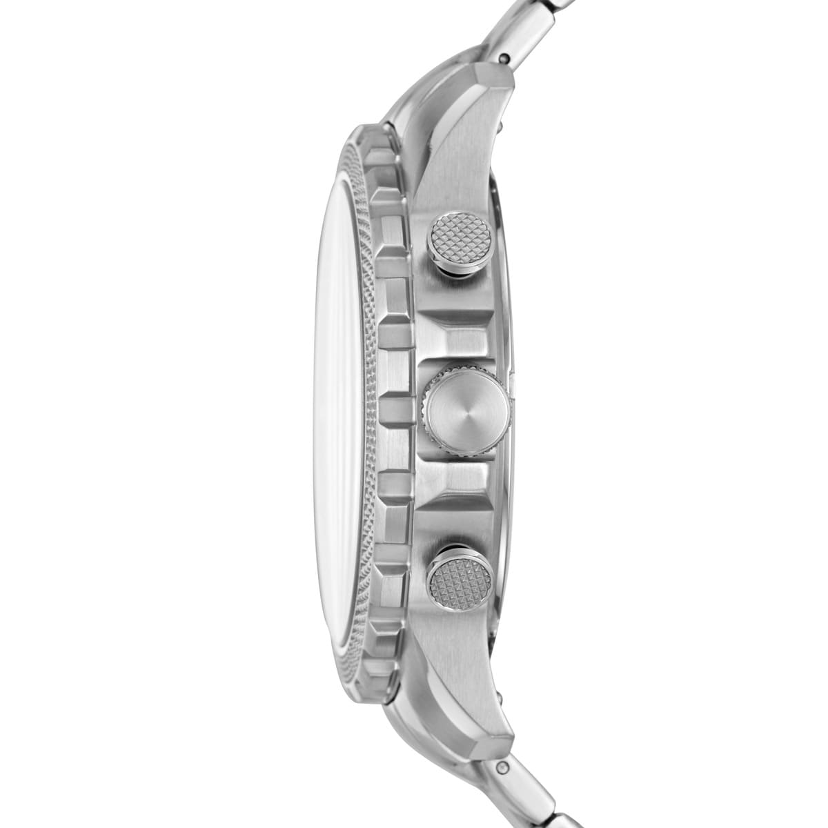 Fossil Bowman Reloj de hombre banda de metal 46 mm