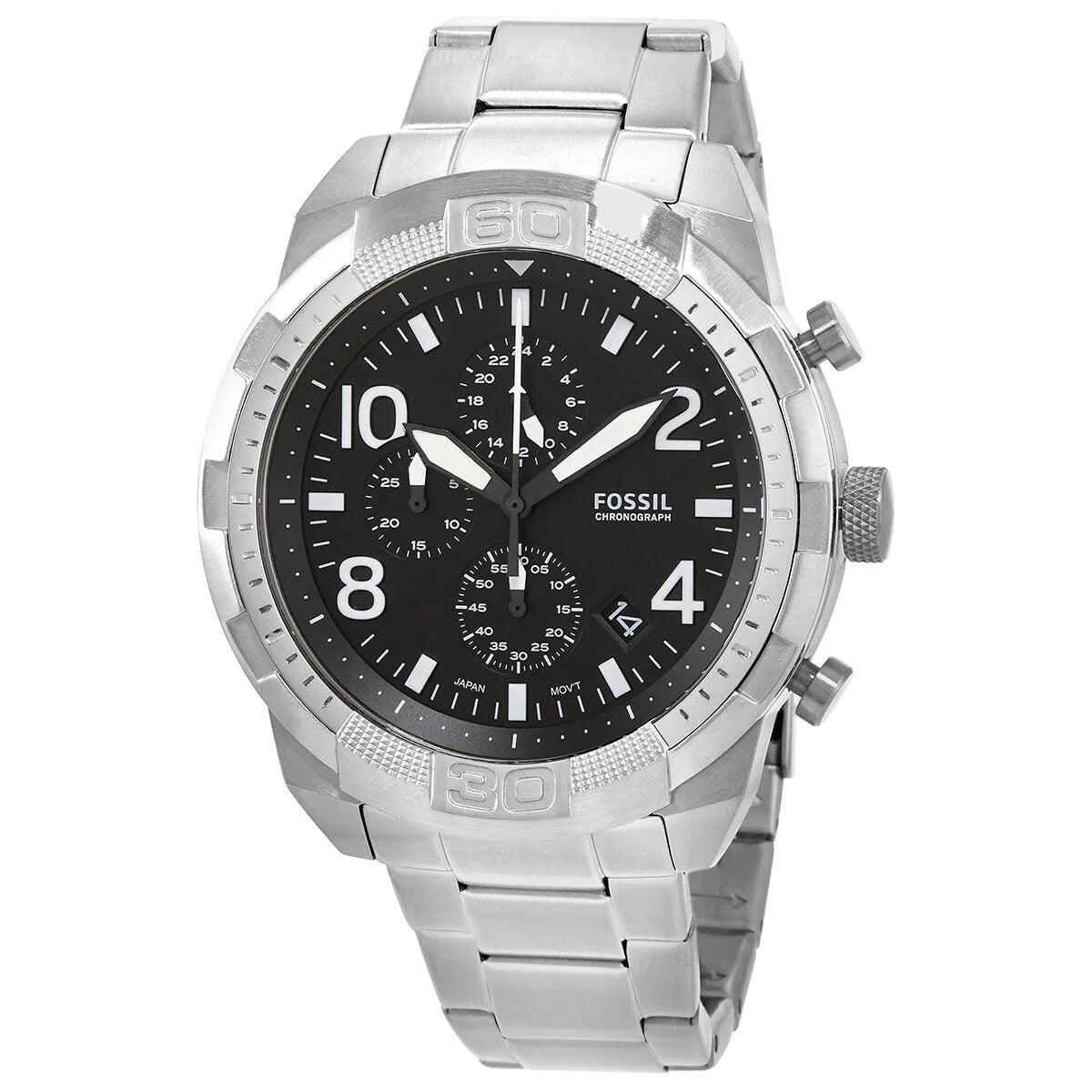 Reloj Fossil Bronson de caballero pulsera de metal 50 mm