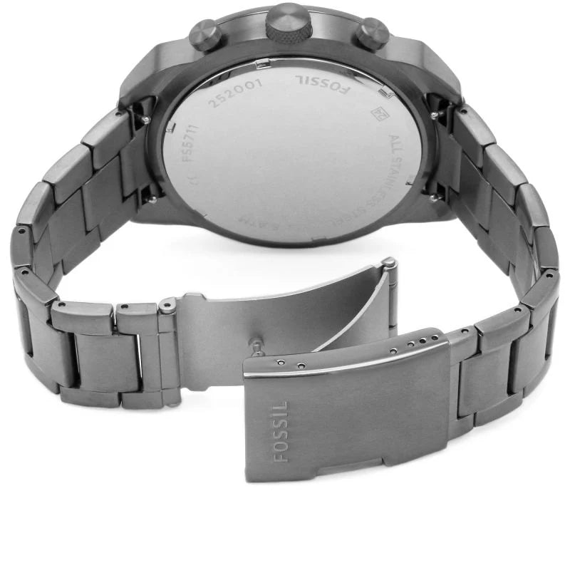 Reloj Fossil Bronson de caballero pulsera de metal 50 mm