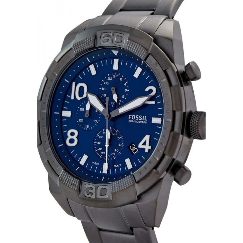 Reloj Fossil Bronson de caballero pulsera de metal 50 mm