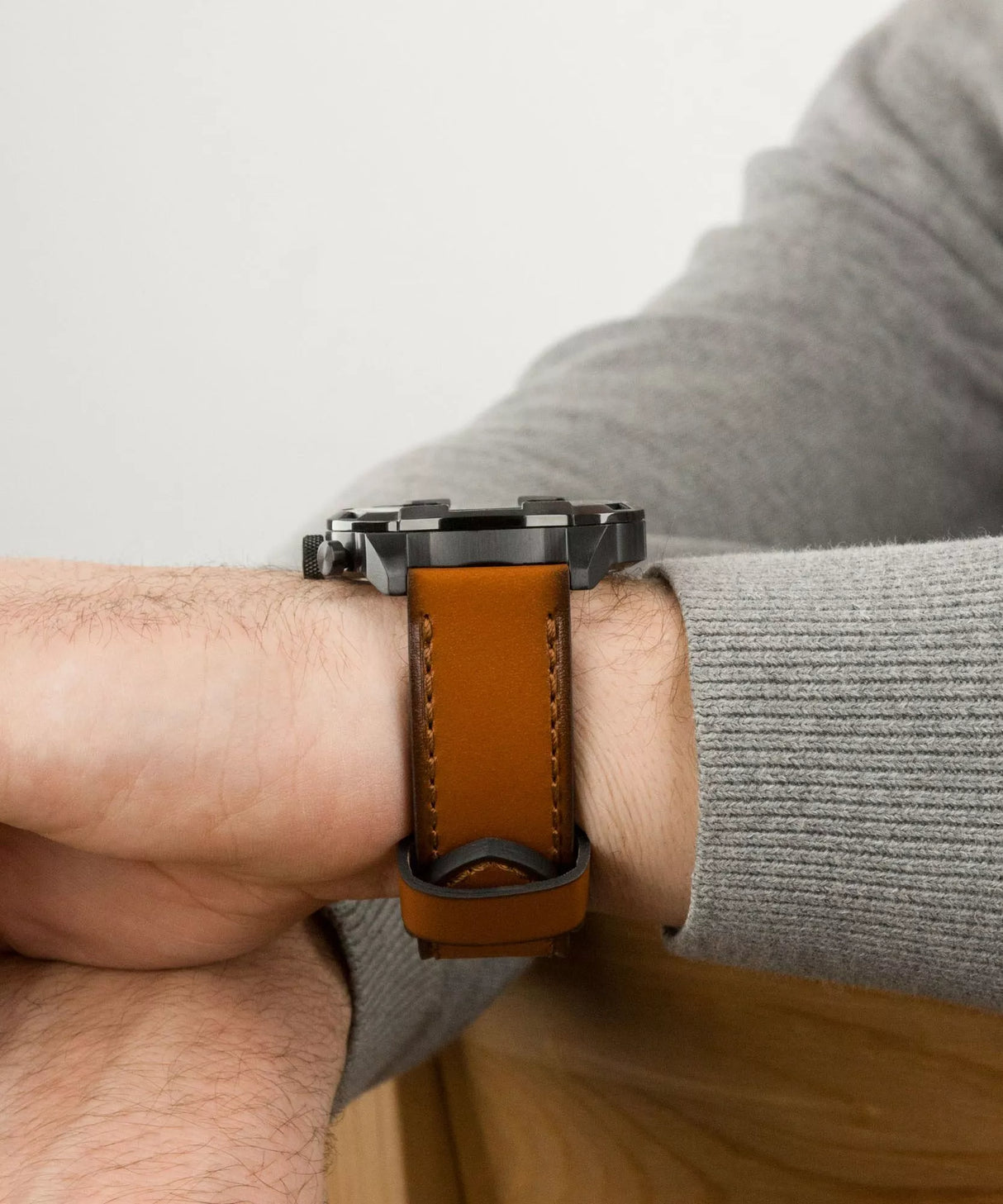 Fossil Bronson Reloj Análogo para Hombre Pulsera de Cuero