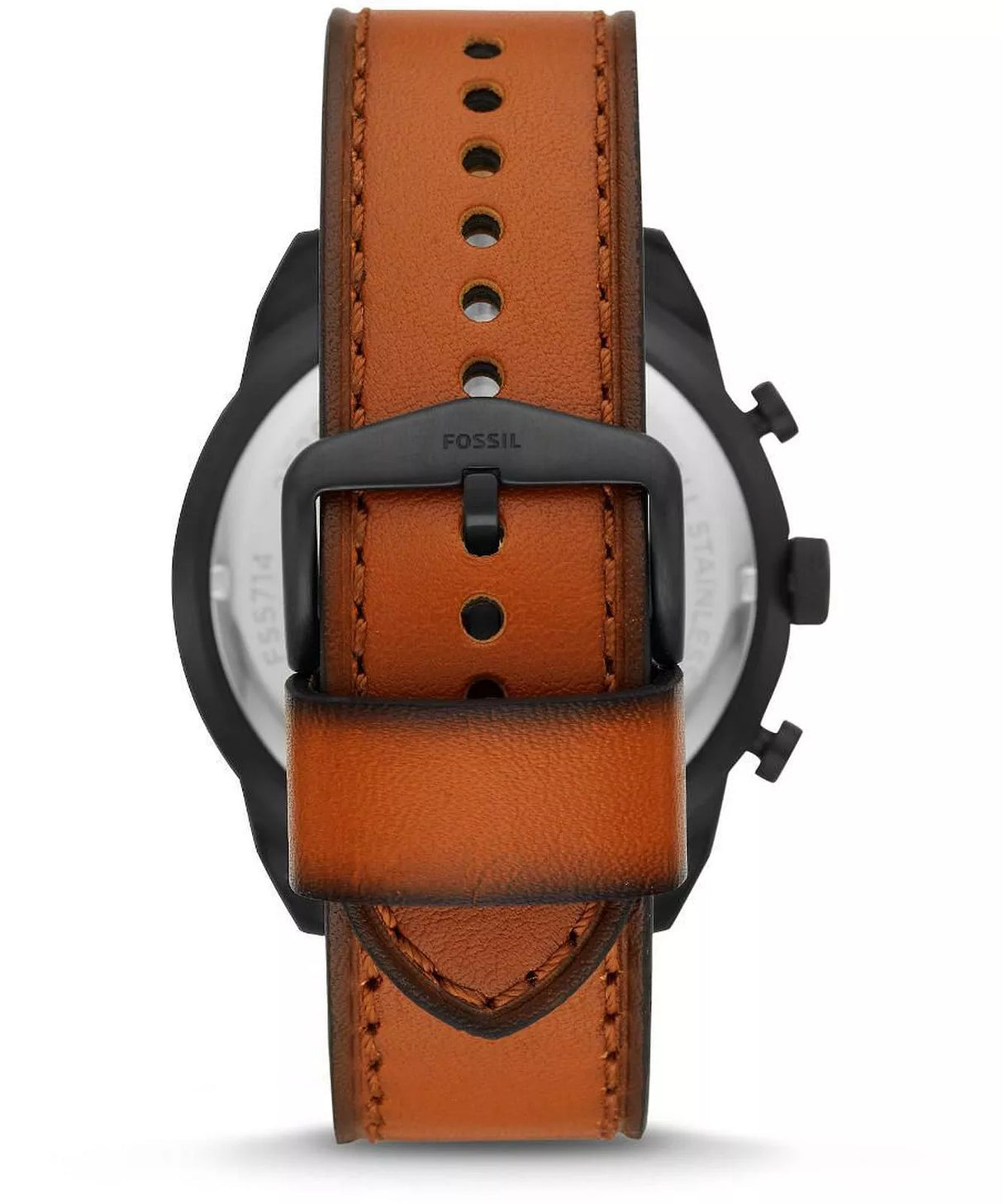 Fossil Bronson Reloj Análogo para Hombre Pulsera de Cuero