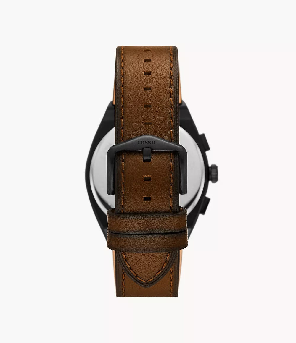 Reloj Fossil Everett de hombre banda de piel 42 mm