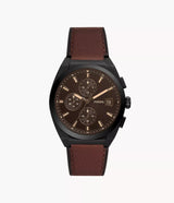 Reloj Fossil Everett de hombre banda de piel 42 mm