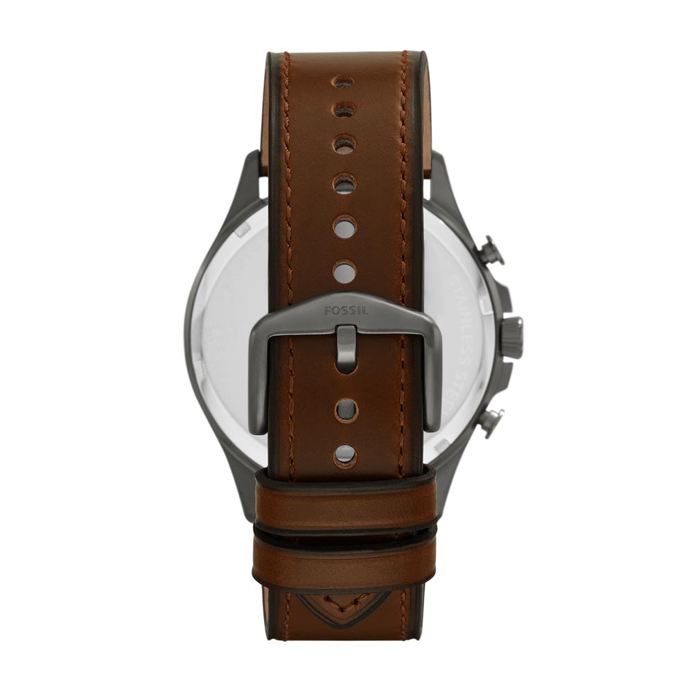 Reloj Fossil Forrester de hombre pulsera de cuero 46mm