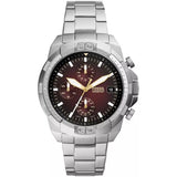 Fossil Bronson Reloj Análogo para Hombre Pulsera de Metal