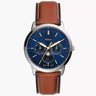 Reloj Fossil Neutra Moonphase de hombre pulsera de cuero 42 mm